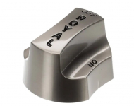 Royal Range 3095 Nickel Plated Knob With Black Lettering
